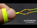 Fishing knot will never slip, strong and smooth for tying fishing lines