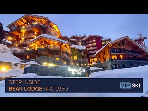 Welcome to Bear Lodge in Arc 1950 - where luxury meets unbeatable ski convenience. - video from Vip Chalets
