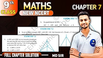 Class 9 Maths Chapter 7: FULL CHAPTER | Triangles | MD Sir