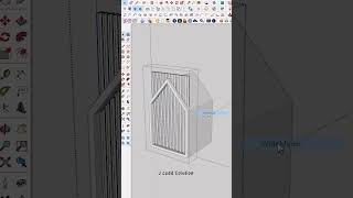 How to Trim in SketchUp Without Using a Plugin #sketchup #jcaddsolution