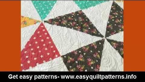 simple quilting stitch designs hidden pinwheel quilt pattern