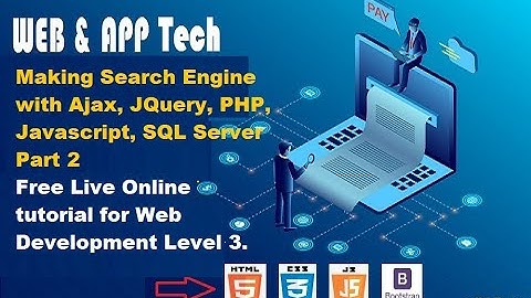 Search engine from multi-table with Ajax, JQuery, PHP, SQL server and JavaScript part2