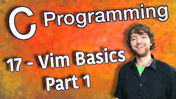 C-programmeerhandleiding 17 - Vim-basisprincipes - Deel 1