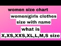 Women size chart size chart for womens clothing what is xxlxxsm size  dresssize