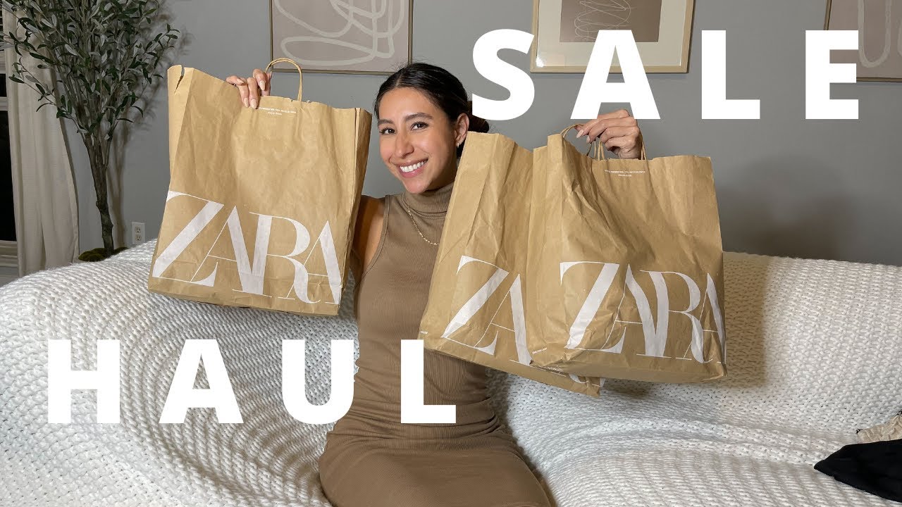 ZARA SALE HAUL | WORK OUTFITS, DRESSES, JEANS, & MORE