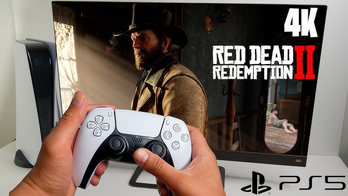 Red Dead Redemption 2 vira tema para PS5 estilizado