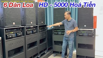 Giới Thiệu Rất Nhiều “ Dàn Loa HD - 5000 “ Hoả Tiễn - Nhỏ Gọn - Hát Hay. LH 0933991244