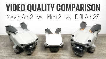 Video Quality Comparison of DJI Air 2S vs. Mavic Air 2 vs. DJI Mini 2