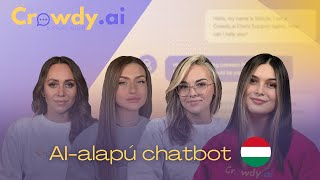 AI alapú chatbot - www.crowdy.ai/hu