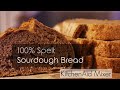 100% Spelt Sourdough Bread KitchenAid Recipe (스펠트 사워도우빵)｜ASMR baking