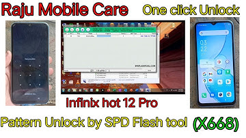 Infinix hot 12 pro Pattern and Frp Unlock 🔓 One click on SPD flash tool // letest update Android 12