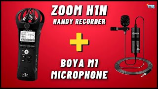 How To Connect Boya M1 Microphone With Zoom H1N Audio Recorder ⚡⚡ Problem Solved Check it Out ! 🔥🔥🔥