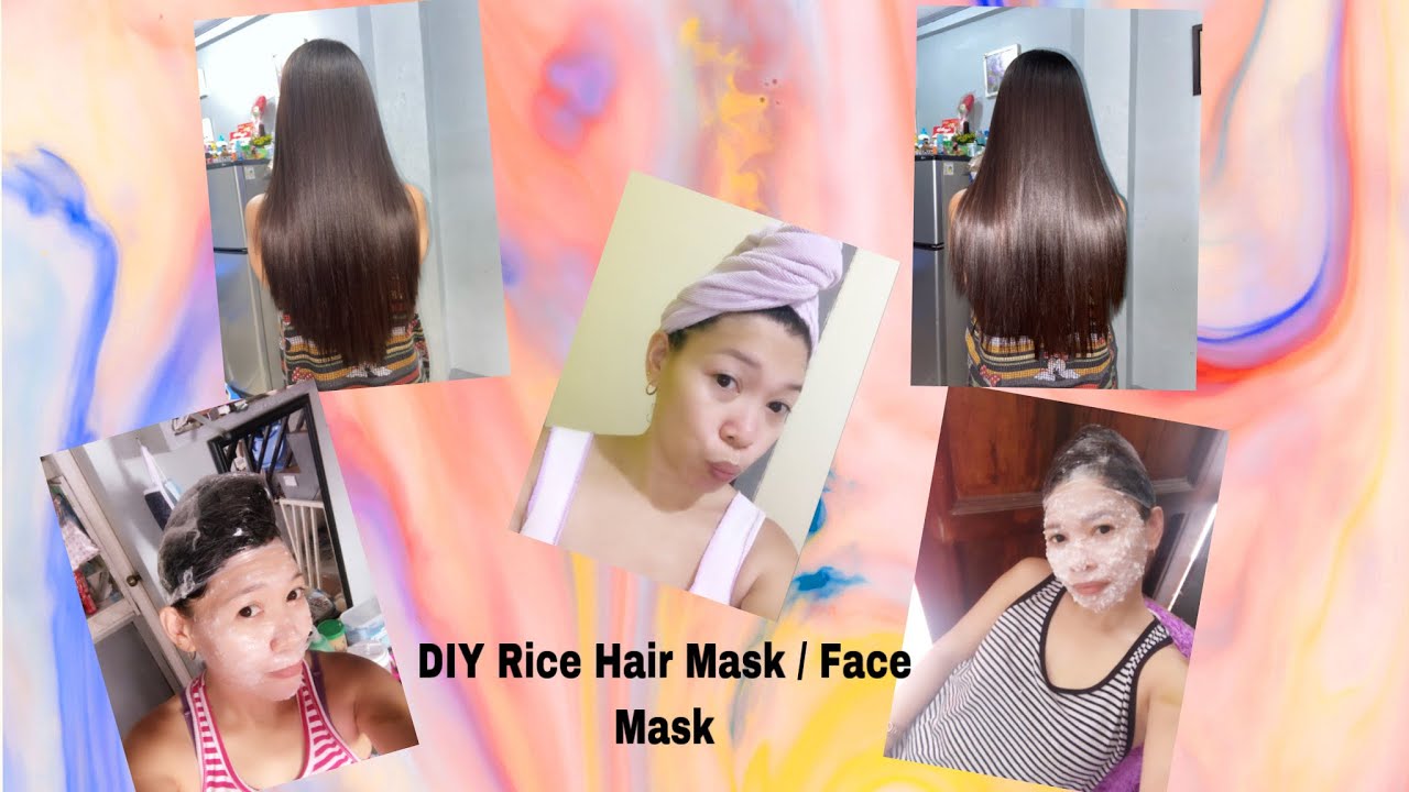 DIY Hair Mask/ Face Mask Tutorial (Using Rice) YouTube