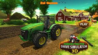 Big Farming Tractor Drive 3D - Android Games screenshot 5