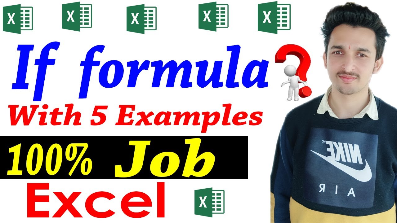 If formula in excel in hindi | if formula in excel with multiple ...