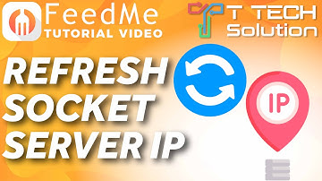 Refresh Socket Server IP【Tutorial Video】T Tech Solution Sabah