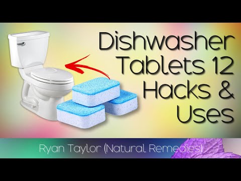 Video: Home Use Of Dishwasher Tablets: How Can They Be Used In Washing Machines? Use For A Toilet Cistern And Other Life Hacks