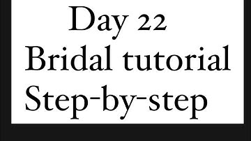 Bridal mehendi design step-by-step tutorial