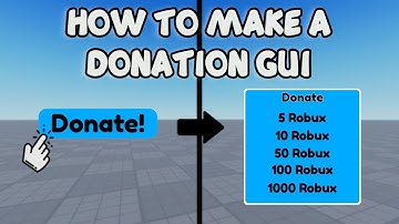 HOW TO MAKE A DONATION GUI 🛠️ Roblox Studio Tutorial