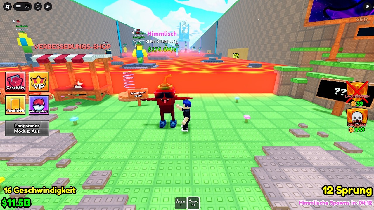 Ich spiele escape lava for brainrot PART 1