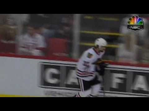 Adam Burish Gets Throat Cut By Skate Blade : r/hockey