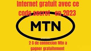 Connexion gratuit 2023:Le code miracle pour avoir connexion Mtn gratuit en 2023!”