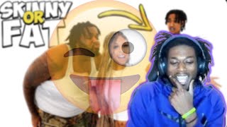 Fat or Skinny? But Face To Face| *REACTION*| ALWTrigga