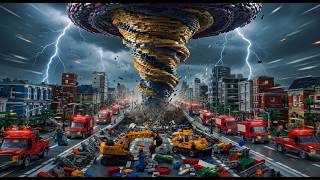 This Tornado Gave LEGO City Zero Warning #LEGOCity #Tornado #lego #Disaster #stopmotion