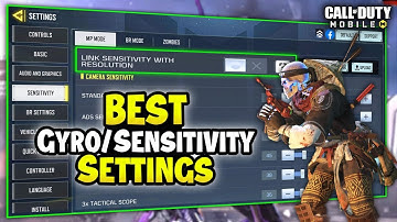 CODM Season 10 Best Sensitivity/Gyro settings for Cod Mobile 📲 (MP & BR) #codm