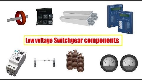 Low voltage switchgear components