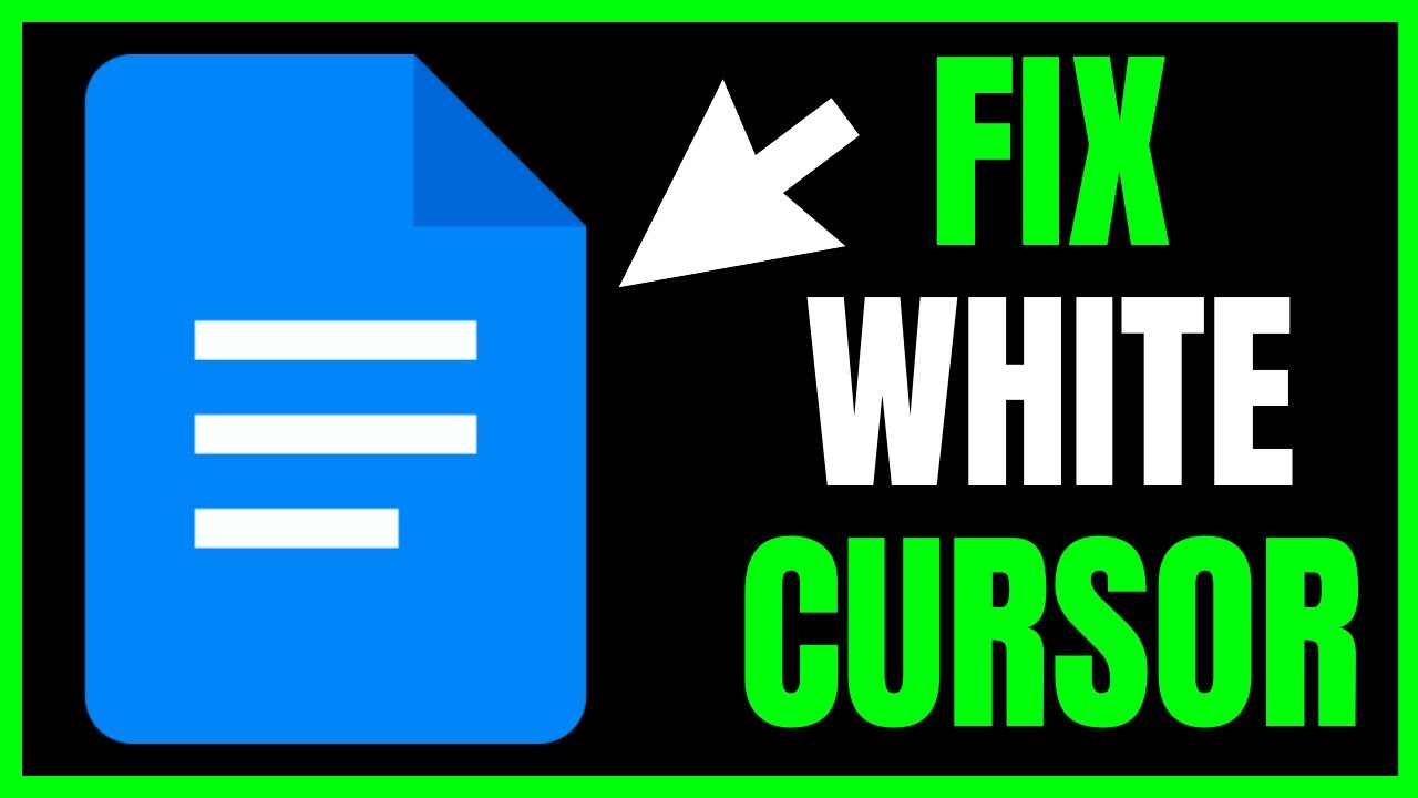 Why Is My Cursor WHITE In Google Docs (EASY FIX) 2025