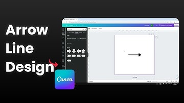 How to Add an Arrow Line in Canva
