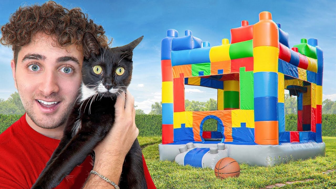 I Bought my Cat a Bounce House...