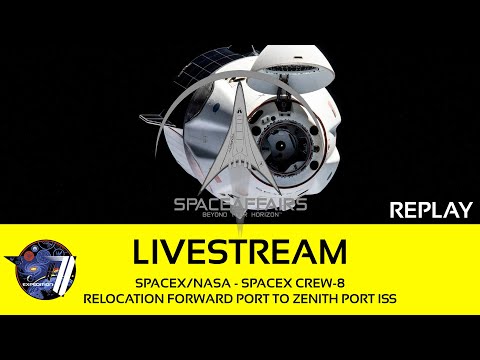 SpaceX/NASA - SpaceX Crew-8 - Relocation Forward Port to Zenith