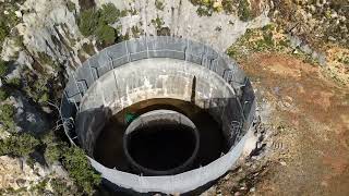 Follow up to the dam FORBIDDEN electric reservoir view