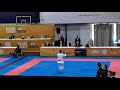 Subota uros of serbia kata unsu  balkan senior karate chmps porec 2021