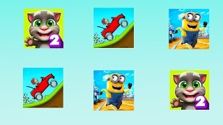 Hill Climb Racing, Minion Rush, My Talking Tom 2, My Talking Tom Mini Games | Droidspot screenshot 5