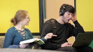 Blasting Inappropriate Songs Part 10 In The Library Prank