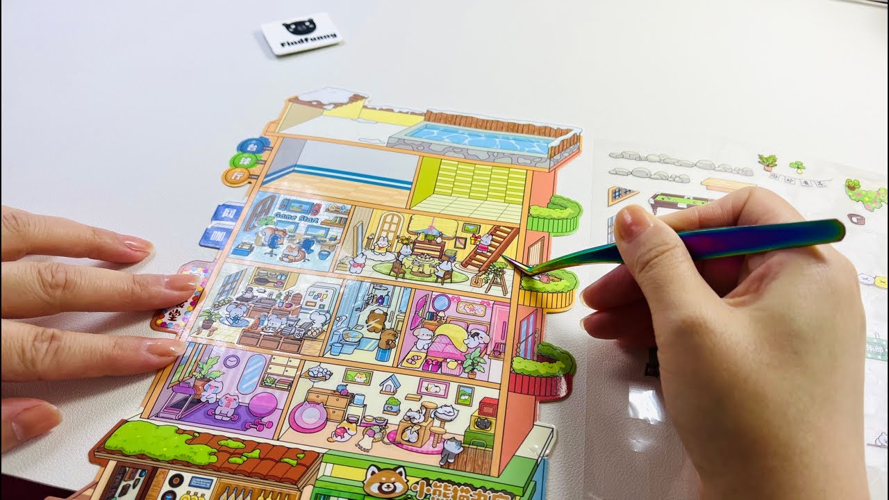 🔴Live now: DIY 3D scene stickers | Relaxing | Sticker together - YouTube
