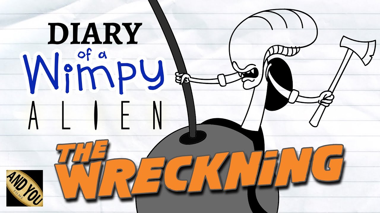 Diary of a Wimpy Alien 11 THE WRECKNING (Wimpy Kid / Alien / Predator / The Shining Parody)