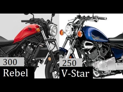 rebel yamaha honda vs star