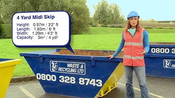 Skip Hire Info - 4 Cubic Yard 