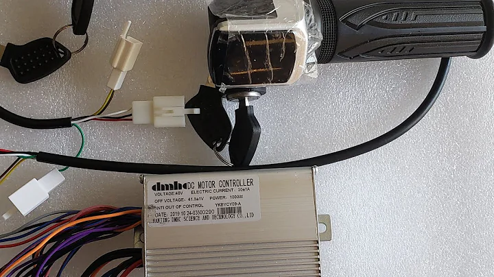 Rosso electric atv Q  throttle handle plugs conversion