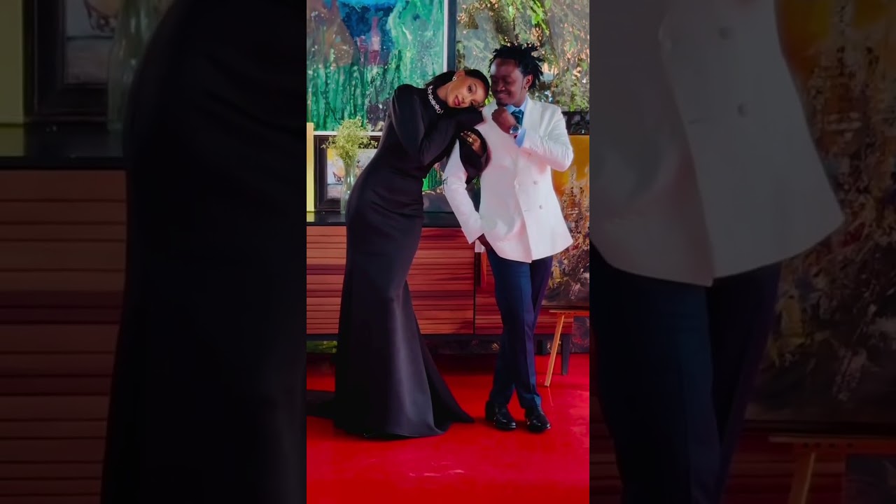 is bahati looking to add another wife taller than Diana or is he shooting a video #bahatikenya
