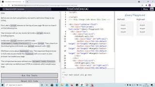 Exercise 1 - script and document ready use in jquery - freecodecamp