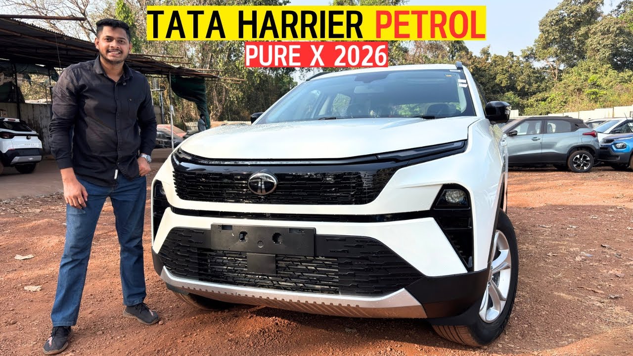 Tata Harrier Petrol Pure X 2nd Base Model Review 