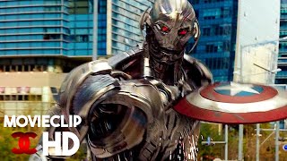 Hindi Avengers Age Of Ultron 2015 Captain America Vs Ultron - Movie Clip Hd