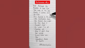 Thumbnail of Arizona sky always remember us this way #ladygaga #viralsong #englishsongs