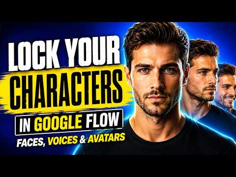 How to Lock Characters, Voices & Avatars in Google Flow | Full Character Workflow