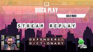 Defenders Of The Dictionary   Quick Play solo